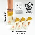 thumbnail image 5 of 16 calcetines para silla con forma de pata de gato para evitar arañazos, gorros para patas de silla para decoración, se adaptan a todas las formas de piernas (impresión amarilla), 5 of 5