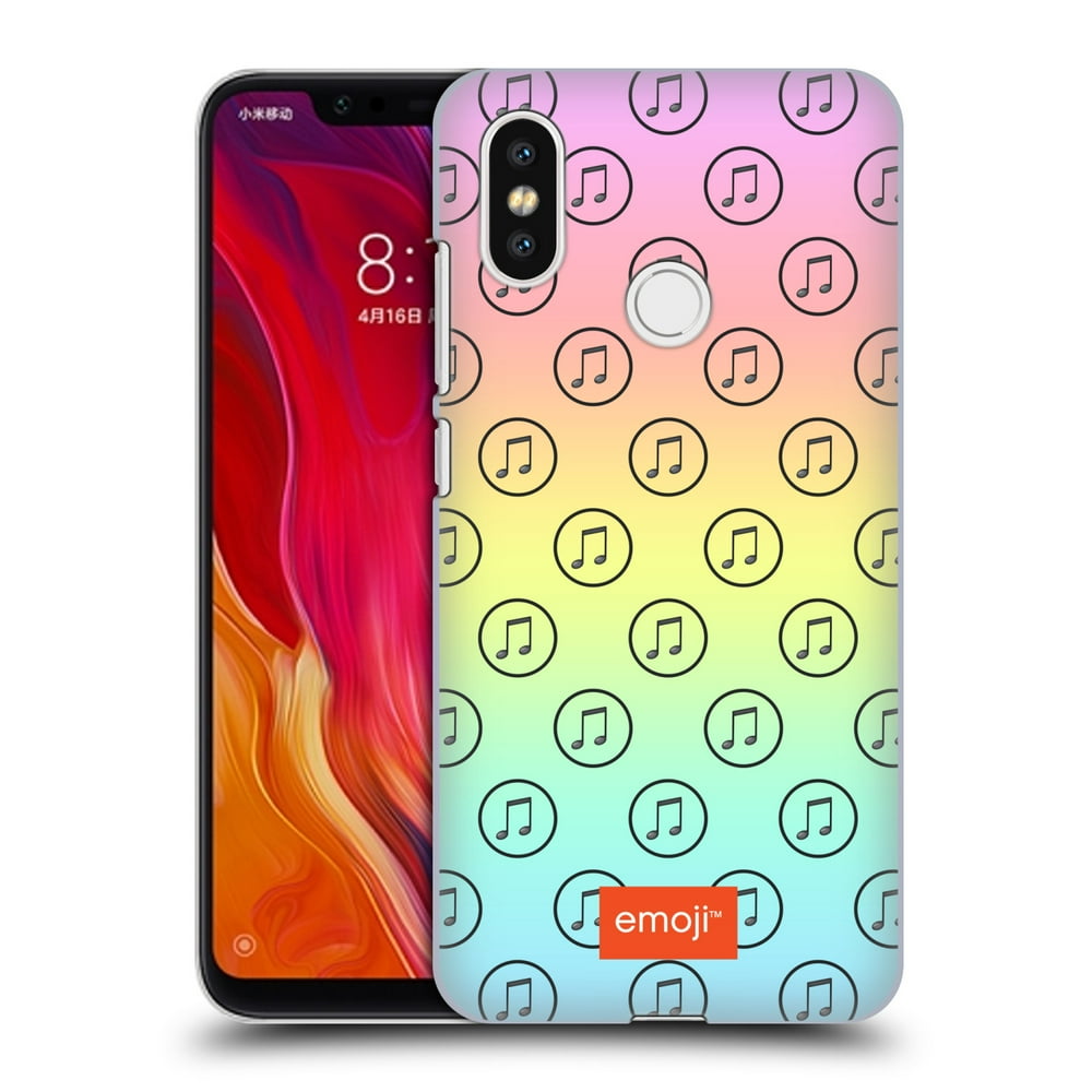OFFICIAL EMOJI MUSIC PATTERNS HARD BACK CASE FOR XIAOMI