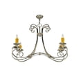 thumbnail image 5 of Meyda Tiffany 137245 Elon 6 Light 35" Wide Taper Candle Style Chandelier - Nickel, 5 of 5
