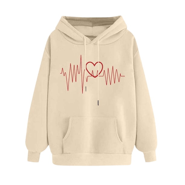 Fuera Del Hombro Manga Larga Tops para las Mujeres Impreso Sudadera con Capucha Cuello Redondo Sudadera Casual, Invierno Cálido Top para el Club de Trabajo Y el Uso Diario