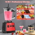 thumbnail image 2 of PRASKY Batidora de Encimera Batidora Profesional 2 en 1, Capacidad de 68 Oz, 1000 W, 6 Velocidades, Batidora para Cocina con Taza para Llevar de 25 Oz (Roja), 2 of 9