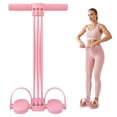 thumbnail image 1 of Adjustable Six-Strand Detachable Foot Pedal Stretcher, Sit-Up Assistant with Customizable Resistance, Durable Home Gym Core Trainer, Space-Saving Design, 1 of 5