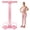 Pink, variant on Six-Strands Detachable Pedal Stretcher, Adjustable Sit-Up Assistant, Home Gym Core Workout Equipment, Customizable Resistance Fitness Tool for Full-Body Training