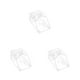 thumbnail image 3 of Matsuzay Cubierta de timbre ABS impermeable al aire libre transparente transparente tienda restaurante Hotel puerta campana guardia Accesorios Type1 NO1, 3 of 6