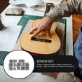 thumbnail image 4 of 1 Jeu de Vis de Réparation de Guitare en Acier Inoxydable Kit Pièces de Guitare Outils de Luthier, 4 of 9