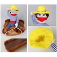 thumbnail image 6 of Cowboy Rider Dog Costume for Dogs Clothes Knight Style with Doll and Hat for Halloween Day Pet Costume, 6 of 8