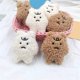 thumbnail image 1 of Gwong Juguete Desgaste frustrado de peluche resistente a los osos adorables imitados de cachemiro frustrado oso llavero broche para niños Gwong 30014611, 1 of 6