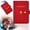 Red, variant on Light Blue Passport Wallets Travel Holder Set, Honeymoon Gift, Matching Passport Holder For Wedding Bridal Shower, Storing Student Documents