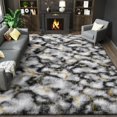 thumbnail image 1 of Alfombra LOCHAS 244x305 cm Ultra Suave y Esponjosa Gris Oro, 1 of 7