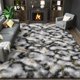 thumbnail image 1 of Alfombra LOCHAS Ultra Suave 122x183 cm Peluda Gris-Dorado, 1 of 7