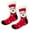 Santa Claus, variant on Women's Slippers, Plush Socks, Fluffy and Comfortable, Cabin Warm, Soft and Thick in Winter, Cosy Wool Non-Slip Lounge Socks (Christmas Style)