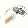 thumbnail image 4 of 1pc Sandwich Frying Pan, Aluminum Baking Pan Flip Frying Pan, Sandwich Maker, Suitable For Grilled Cheese, Pancakes, Omelettes, Hot Dogs, Bread And Toast, Kitchen Gadget Cookware For Restaurants, 4 of 13