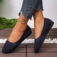 thumbnail image 5 of YgkuHd Slip-On Flats for Women Mesh Low-Cut Casual Shoes with Breathable Mesh Upper, Lightweight Plus Size Spring Summer Comfortable Footwear,Navy_40, 5 of 9