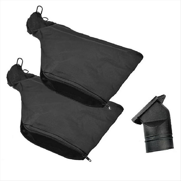 Bolsa Recolectora de Polvo Negra de 2 Piezas para Ingletadora Modelo 255 con Cremallera y Soporte Ajustable con Cable, Bolsas Recolectoras de Polvo