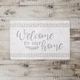 thumbnail image 2 of Creative Products Welcome to Our Home 27x18 Floor Mat, 2 of 2