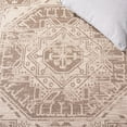 thumbnail image 4 of SAFAVIEH Courtyard Tangier Faded Aztec Indoor/Outdoor Area Rug, 5'3" x 7'7", Beige/Mocha, 4 of 9