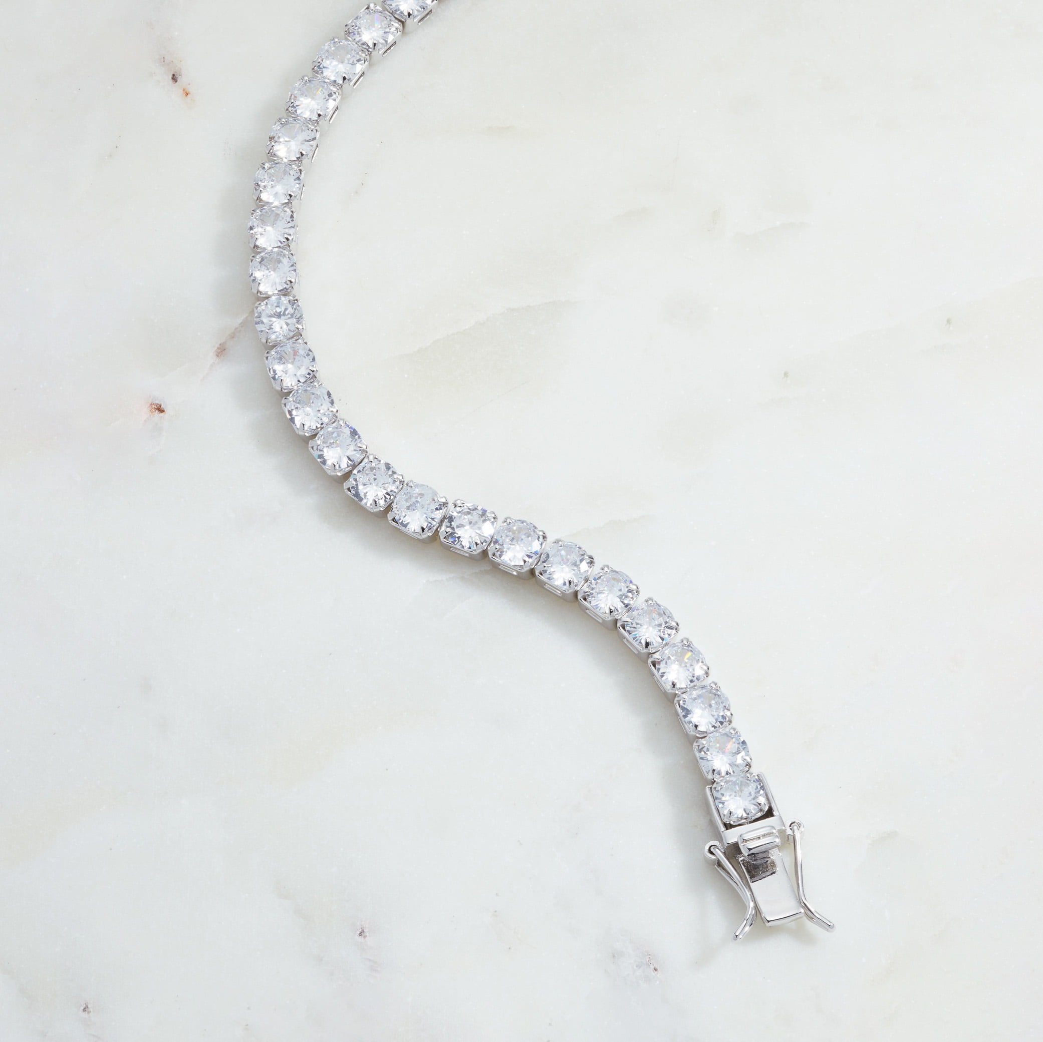 Believe by Brilliance Women's Fine Silver Plated Cubic