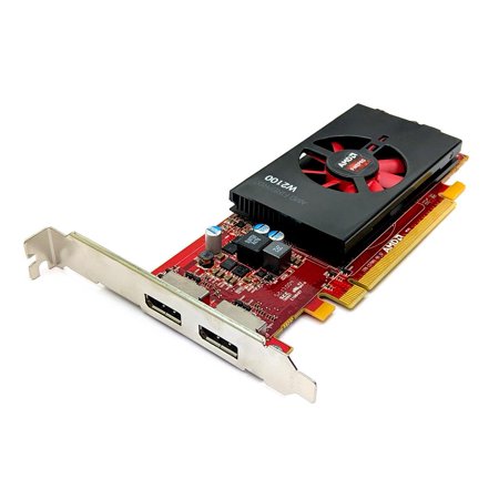 102C5790300 KWT3X 0KWT3X CN-0KWT3X AMD Firepro W2100 2GB DDR3 2X DP PCI-EXPRESS 3.0 X16 Graphics Video Card PCI-EXPRESS Video