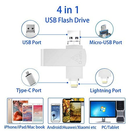 USB Flash Drive Photo Stick for iPhone Memory Stick Backup Drive iOS