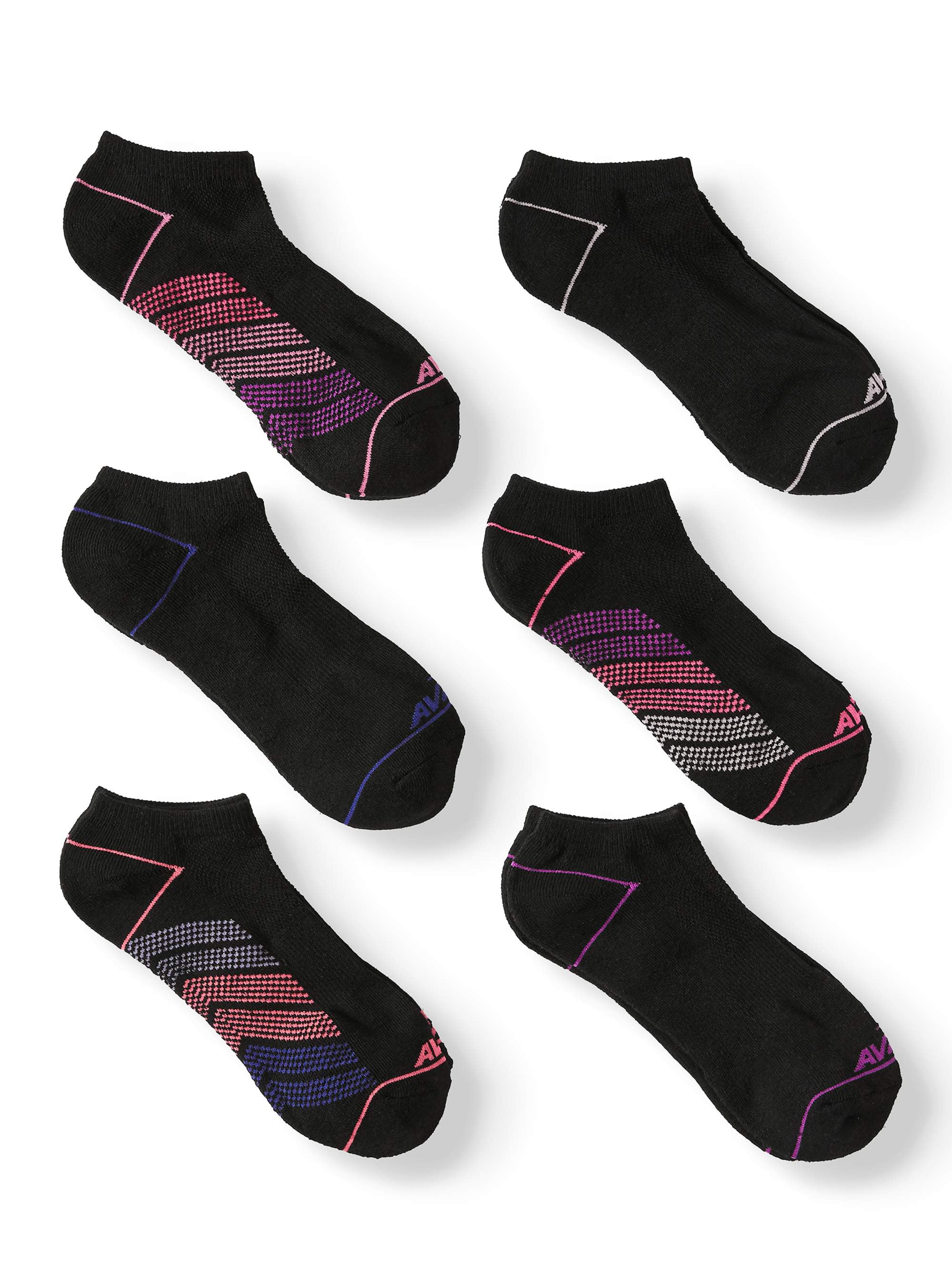 Avia Women's Pro Tech Low Cut Socks, 6-Pack