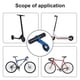 thumbnail image 4 of Extensor de manillar Soidarity bicicleta carretera Rojo Fibra de carbono OD020558-06, 4 of 6