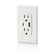 thumbnail image 4 of Enchufe eléctrico Leviton T5638-W Cargador USB tipo A/C de 18 W, 4 of 5