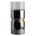 thumbnail image 1 of A & B Home 6"D x 13"H Halloway Candle Holder in Silver Finish 76400-SILV, 1 of 2