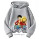 thumbnail image 3 of Ropa de anime para niños, sudadera de una pieza para niños, ropa de primavera y otoño para niñas, sudadera de dibujos animados de Luffy Zoro, traje con capucha para adolescentes, camisetas de Sonic, 3 of 5