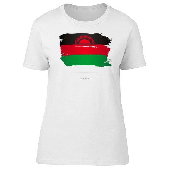 Grunge Flag Of Malawi Watercolor Tee Men's -Image by Shutterstock