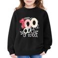 thumbnail image 7 of Ruyang The 100th Day Of School Sweatshirts Girls Cute Graphic Preppy Pullover Sweatshirt Oversized Back To 𝐒chool Shirt, 7 of 7