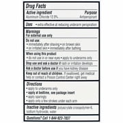 Certain Dri Effective Antiperspirant Roll-On for Female, 1.2 oz, 5-Pack