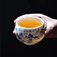thumbnail image 4 of Hand Painted Traditional Chinese Ceramic Teacup Set with Landscape Design Gift, 4 of 9