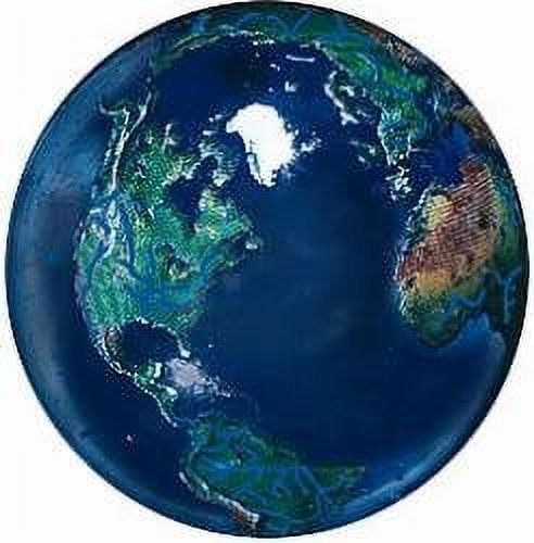 Natural Earth Marble Set Of Three 0.9 inch Translucent Blue Marble Made Of Recycled Glass.