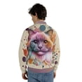 thumbnail image 5 of Ragdoll Portrait Watercolor Vintage Retro Styles All Over Print 3D Baseball Jacket Cat Lover Kitten Owner Gifts Idea Bomber Jacket Softball - 00001, 5 of 6