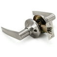 thumbnail image 4 of Villar Home Designs Door Lever Lara Satin Nickel Passage 8 Pack, 4 of 8