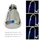thumbnail image 5 of Cabezal de grifo LED giratorio 360° con cambio de color por temperatura, conexión rosca interna 22mm, ideal para cocina y baño, diseño moderno y ahorrador de agua., 5 of 6