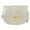 white, variant on Stone pattern women's bag saddle bag leisure artificial leather one-shoulder diagonal bag - brown