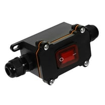 Soimiss High Power Appliances Control Inline Cord Switch Inline Switch PC Black 1Set