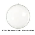 HomeCraft Co. 10 Pack Clear Plastic Fillable Ornaments Christmas Ornament Balls For Crafts