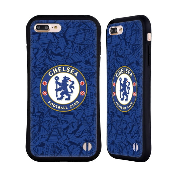 Head Case Designs Officially Licensed Chelsea Football Club 2019/20 Kit Home Hybrid Case Compatible with Apple iPhone 7 Plus / iPhone 8 Plus