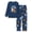 Blue "Game On" Capybara & Axolot, variant on Beezizac Blue Cute "Game On" Capybara Axolotl Pajamas Boys Cozy Long Sleeve PJ Set Size 10