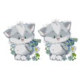 thumbnail image 1 of de de 2 juegos, gato con punta herramienta básica, decoración de ped pa bricolaje BLESIY kits de punto de cruz para adultos, 1 of 6