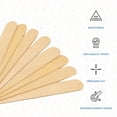 thumbnail image 4 of ForPro Premium Wood Applicators, Non-Sterile, Hair Removal Waxing Applicators, Large, 6” L x .75” W, 500-Count, 4 of 7
