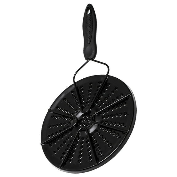 UPOUART Heat Diffuser Plate for Gas Stove Black PP 1Pack Prevent Burning Home Cooks