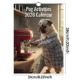 thumbnail image 3 of SMKE Pug Themed Desk Calendar,Dog Lover Themed Daily Activity Calendar,Cute Pet Breed Home/Office Decor Calendar,Breed-Specific Pet Care Tips Calendar,Dog-Themed Gift Calendar For Pet Owners, 3 of 9
