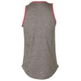 thumbnail image 3 of 9 Crowns Men's Marled Summer Print Tank Top (Large, Charcoal/Bulldog), 3 of 3