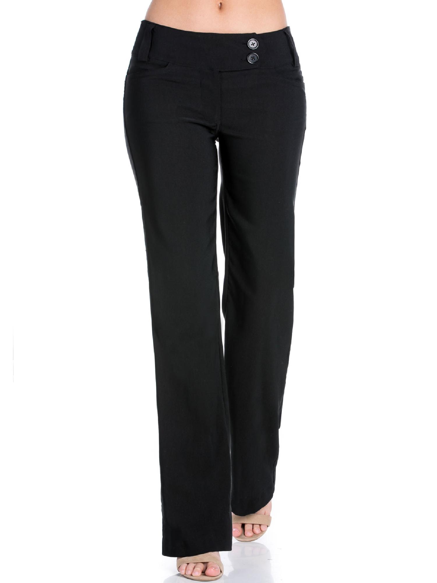Made by Olivia Made by Olivia Women's Relaxed BootCut Stretch Office