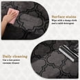thumbnail image 6 of CozyDesg 4'x6' Area Rugs for Living Room，Black Rugs Shag Fluffy Shaggy Bedside Carpet, Large rug for Living Room Bedroom Dining Room Office Home Decor,Dark Gray & Black, 6 of 9