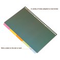thumbnail image 4 of Uxcell 10x7.6" Separadores de Índice de Carpeta, 6 Conjuntos 5 Pestañas 26 Agujeros Página Insertable de PP para Separar Papeles, Multicolor, 4 of 6