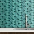 thumbnail image 5 of Walplus 11" x 8" 8 sheets Peel and Stick Tile Backsplash for Kitchen Bathroom Kitchen Decor Fresh Turquoise Glossy, 5 of 12